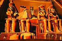 Abu Simbel im Papyrus-Museum Luxor