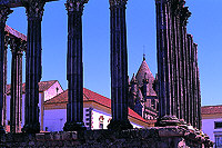 Evora, Diana-Tempel u. roman. Kathedrale