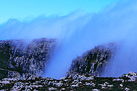 Nebeleinbruch auf dem Tafelberg