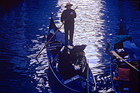 Gondoliere in Venedig